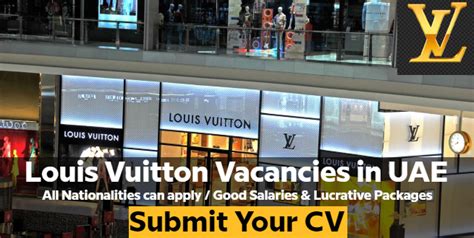 louis vuitton salary dubai|is Louis Vuitton hiring.